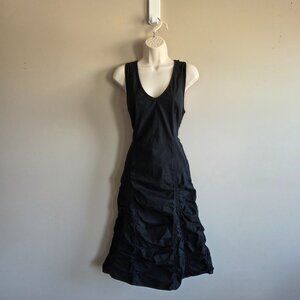 XCVI black sleeveless cotton dress.